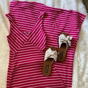 Open back maxi dress